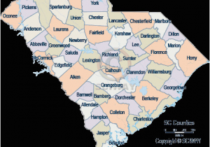 County Map Of north Carolina with Cities south Carolina County Maps