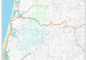 County Map Of oregon State orww Elliott State forest Maps