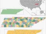 County Map Of Tennessee with Cities Old Historical City County and State Maps Of Tennessee