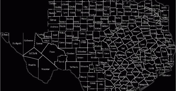 County Map Of Texas with Cities Map Of Texas Black and White Sitedesignco Net