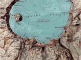 Crater Lake Map oregon A topographic Maps Crater Lake oregon Mt Mazama Aka Meg S