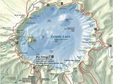 Crater Lake Map oregon oregon Volcanoes