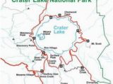 Crater Lake National Park oregon Map Crater Lake National Park Wikitravel