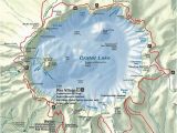 Crater Lake National Park oregon Map oregon Volcanoes
