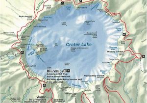 Crater Lake National Park oregon Map oregon Volcanoes