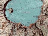 Crater Lake oregon Map A topographic Maps Crater Lake oregon Mt Mazama Aka Meg S