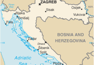 Croatia and Italy Map Croatia Facts for Kids