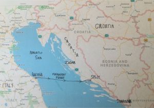 Croatia Map In Europe Map Of Italy and Croatia Secretmuseum