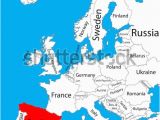 Croatia On Map Of Europe Spain On the Map Of Europe