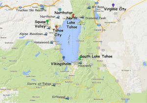 Crystal Lake California Map Lake Tahoe In Pictures A Photo Driving tour