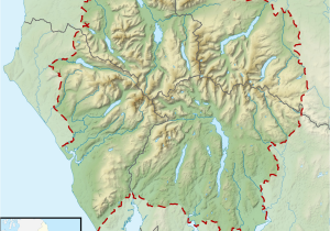 Cumbria On Map Of England Pavey Ark Wikipedia