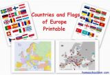 Currency Map Of Europe Free European Countries Flags and Printables soci Studies