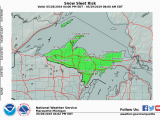 Current Snow Cover Map Minnesota Nws Marquette Winter Weather Monitor