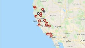 Current southern California Fire Map Map See where Wildfires are Burning In California Nbc southern