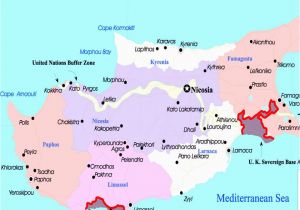Cyprus Italy Map What are the Major Cities Of Cyprus Nicosia Capital Famagusta