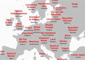 Czech Republic Map Of Europe the Japanese Stereotype Map Of Europe How It All Stacks Up