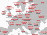 Czech Republic On Europe Map the Japanese Stereotype Map Of Europe How It All Stacks Up