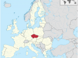Czech Republic On Europe Map Tschechien Wikipedia