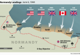 D Day Beaches normandy France Map D Day normandy Landings Map Wwii Europe 1944 D Day