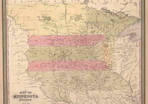 Dakota Minnesota and Eastern Railroad Map Old Historical City County and State Maps Of Minnesota