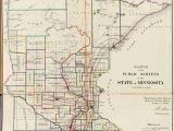 Dakota Minnesota and Eastern Railroad Map Old Historical City County and State Maps Of Minnesota