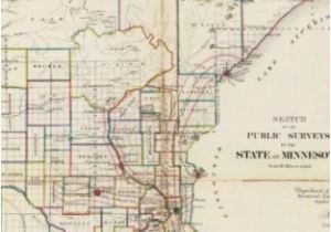 Dakota Minnesota and Eastern Railroad Map Old Historical City County and State Maps Of Minnesota