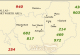 Dallas Texas area Code Map area Codes for Dallas Texas Call Dallas Texas