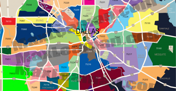 Dallas Texas Map with Zip Codes Dallas Zip Code Map Mortgage Resources