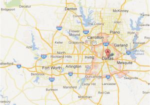 Dallas Texas Road Map Dallas fort Worth Map tour Texas
