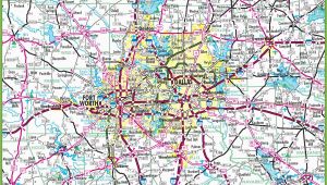 Dallas Texas Traffic Map Dallas area Road Map