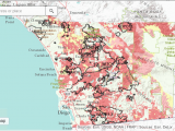 Dana Point California Map Wildfire Hazard Map Ready San Diego