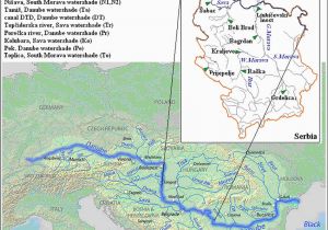 Danube Map Europe River Danube Map Map Of West