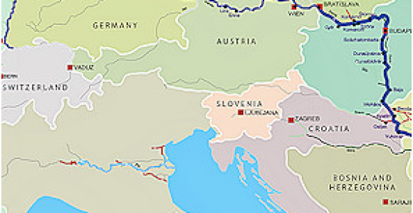 Danube River Europe Map Danube Map Danube River byzantine Roman and Medieval