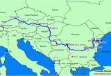 Danube River On Map Of Europe Uvod Layout 1
