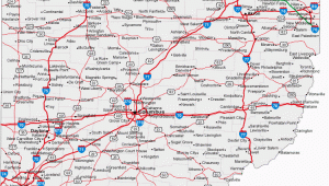 Dayton Ohio On A Map Map Of Ohio Cities Ohio Road Map