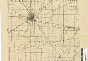 Dayton Ohio Street Map Ohio Historical topographic Maps Perry Castaa Eda Map Collection