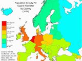 Demographic Map Of Europe Population Density Map Of Europe Casami