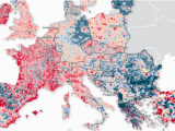 Demographic Map Of Europe Population Density Map Of Europe Casami