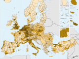 Demographic Map Of Europe Population Density Map Of Europe Casami