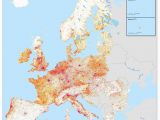 Demographic Map Of Europe Population Density Map Of Europe Casami