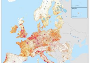 Demographic Map Of Europe Population Density Map Of Europe Casami