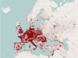 Demographic Map Of Europe Population Density Map Of Europe Casami