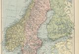 Denmark On Map Of Europe Historical Maps Of Scandinavia