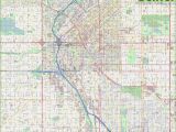Denver City Texas Map Large Detailed Street Map Of Denver