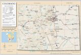 Denver Colorado area Map United States Map Showing Colorado Refrence Denver County Map