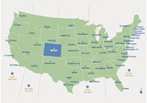 Denver Colorado In Usa Map Communities Metro Denver