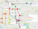 Denver Colorado Light Rail Map Rtd Lightrail Brt Lines if Each Station Was at A Non Combination