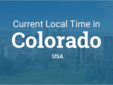 Denver Colorado Time Zone Map Time In Colorado United States