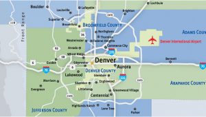 Denver Colorado Zip Codes Map Communities Metro Denver