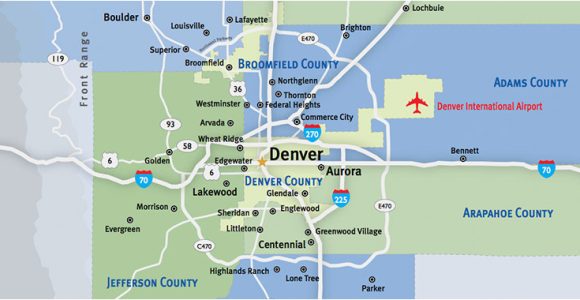 Denver Colorado Zip Codes Map Communities Metro Denver